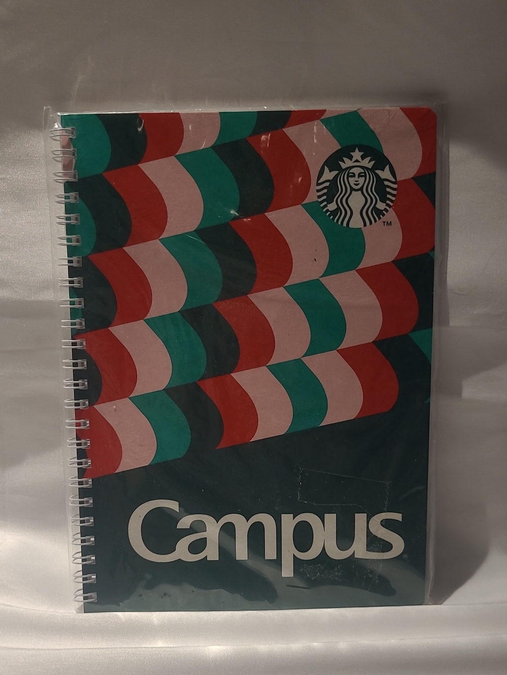 NWT Starbucks Japan 2024 Holiday Campus Notebook Recycled Milk